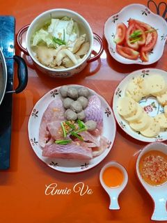 Hình của món Lẩu cá nấu cà chua.