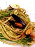 Spaghetti con cozze e vongole