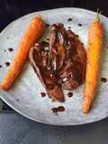 Duck Breast Strips Glazed with Orange and Honey