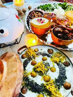 عکسی از دستور آش ماست