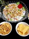 Dehi wali chana aalu chaat with lawazmat
