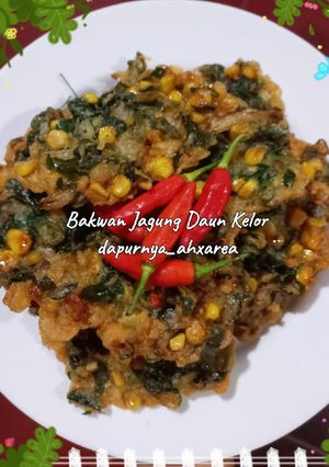 Foto resep Bakwan Jagung Daun Kelor