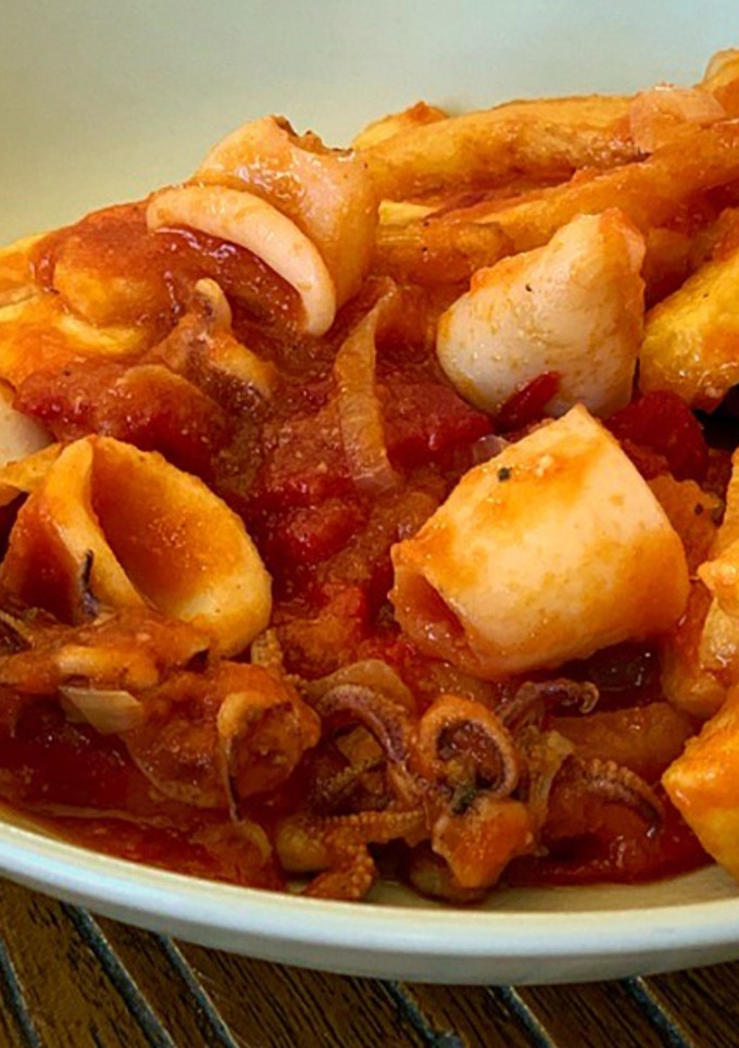 Una foto de Frita de chipirones