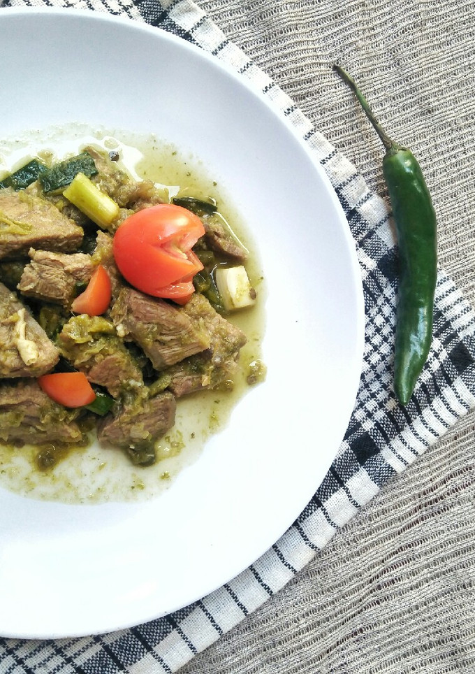 Foto resep Rendang Sambel Ijo