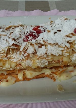Φωτογραφία της συνταγής Millefeuille με φράουλες