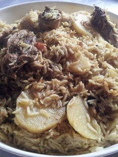 صورة لوصفة زربيان بالدجاج بطريقة سهلة