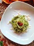 Tagliatelle al pesto di rucola