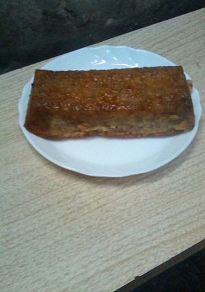 Una foto de Budín de banana vegano