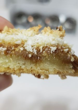 Una foto de Tarta de coco y dulce de leche (la de Tati) riquísima! 🤗