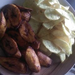 A picture of Fry plantain & potato.