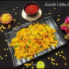 A picture of Kutchi Chiba Dhokli (Gujarati Traditional Dish).