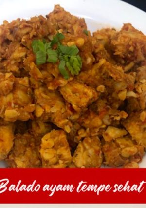 Foto resep Balado ayam tempe sehat