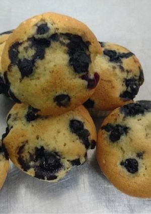Una foto de Muffins de arándanos