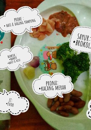 Foto resep Mpasi 6m menu 4*