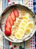 Strawberry Banana Overnight Oatmeal