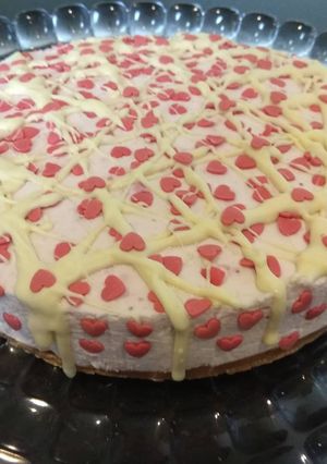 Foto di Cheesecake fragole e cioccolato bianco - festa della mamma 🍰