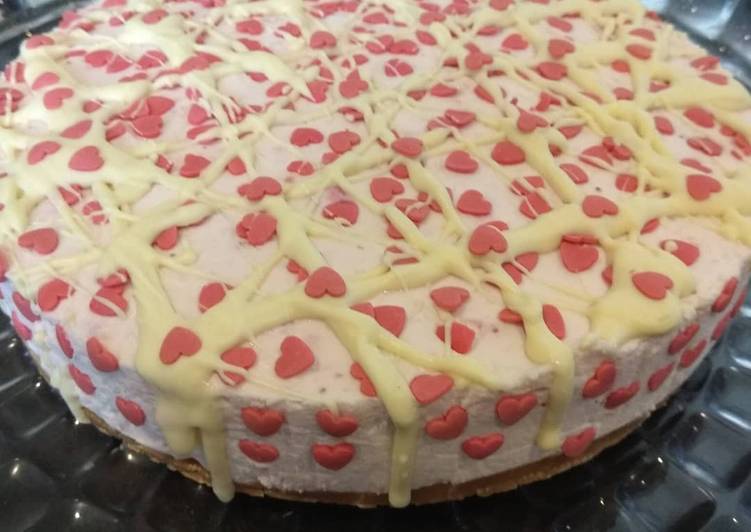 Cheesecake fragole e cioccolato bianco - festa della mamma 🍰