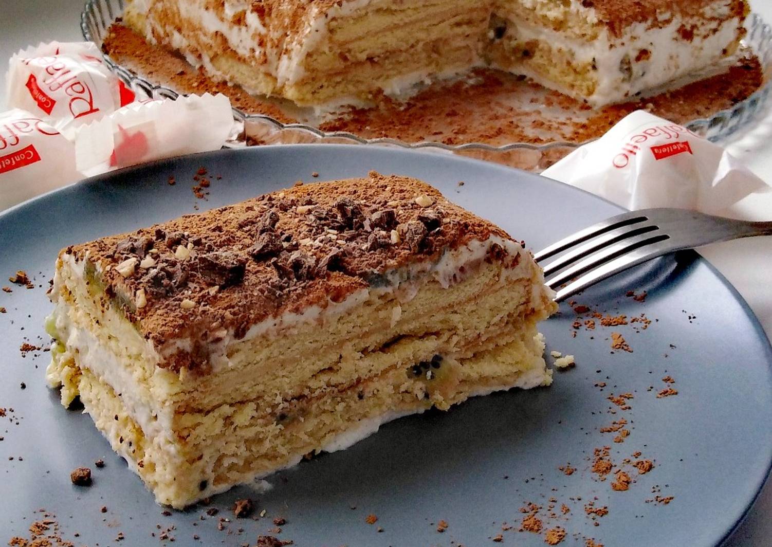 торт без выпечки рецепт с фото пошагово
