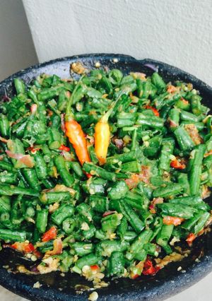 Foto resep Pencok kacang panjang