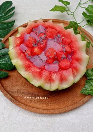 Foto resep Es Semangka Nata de Coco 🍉