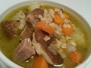 A picture of barley vegetable stew