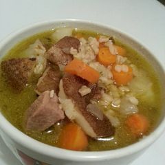 A picture of Beef and Barley Soup.