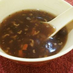 Manchow soup A picture of Manchow soup.