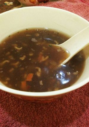 A picture of Manchow soup.