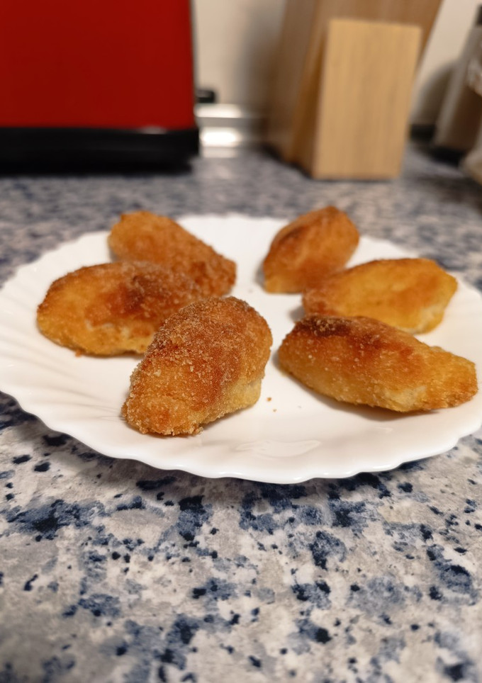 Una foto de Croquetas de pollo sin lactosa y sin gluten