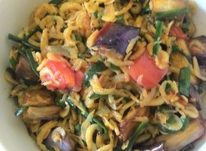 Foto resep Oseng Udang Rebon kering (Udang Sabu) & Terong Ungu