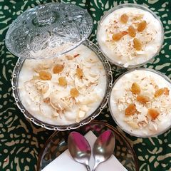 A picture of Ground Rice Firni.