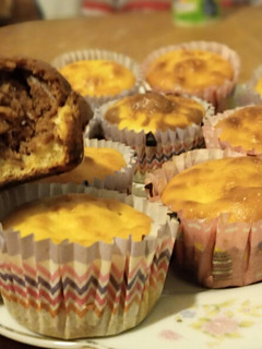 Una foto de Muffins de naranja y chocolate