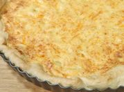 Una foto de quiche de gambas