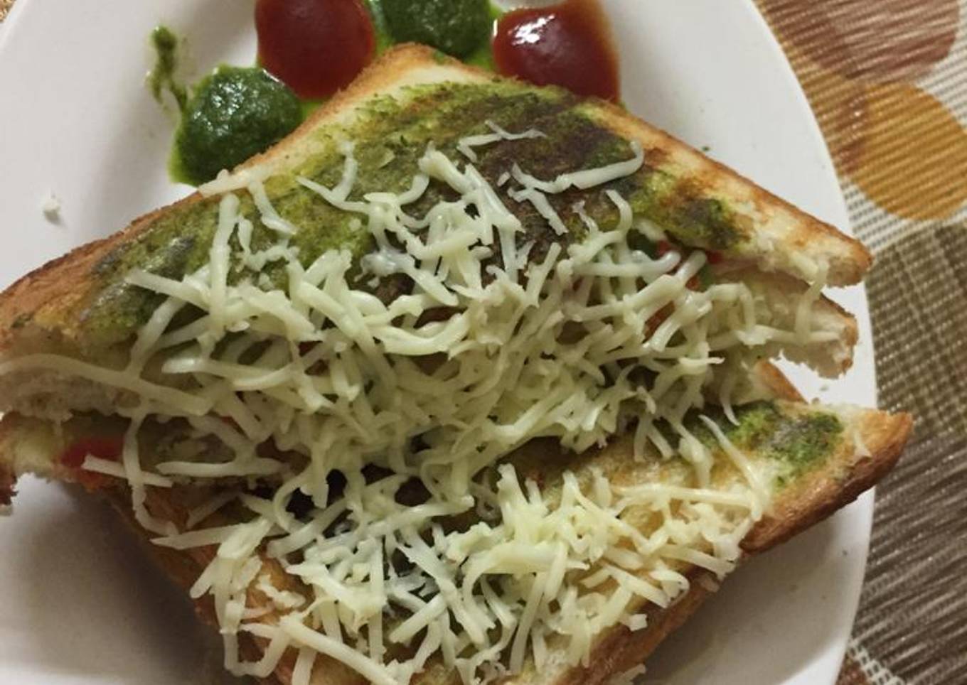 Bombay grilled sandwich