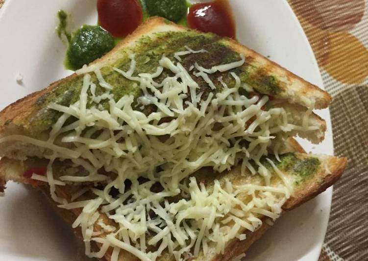Recipe of Award-winning Bombay grilled sandwich