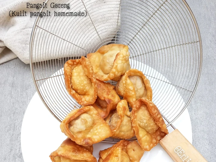 Cara Mudah Membuat Resep  Pangsit Goreng (Kulit Pangsit Homemade) yang Enak, Bisa Manjain Lidah