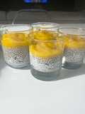 65• 🥭 Pudding Énergisant Graine de Chia au lait de Coco et sa gelée de Mangue 🍌