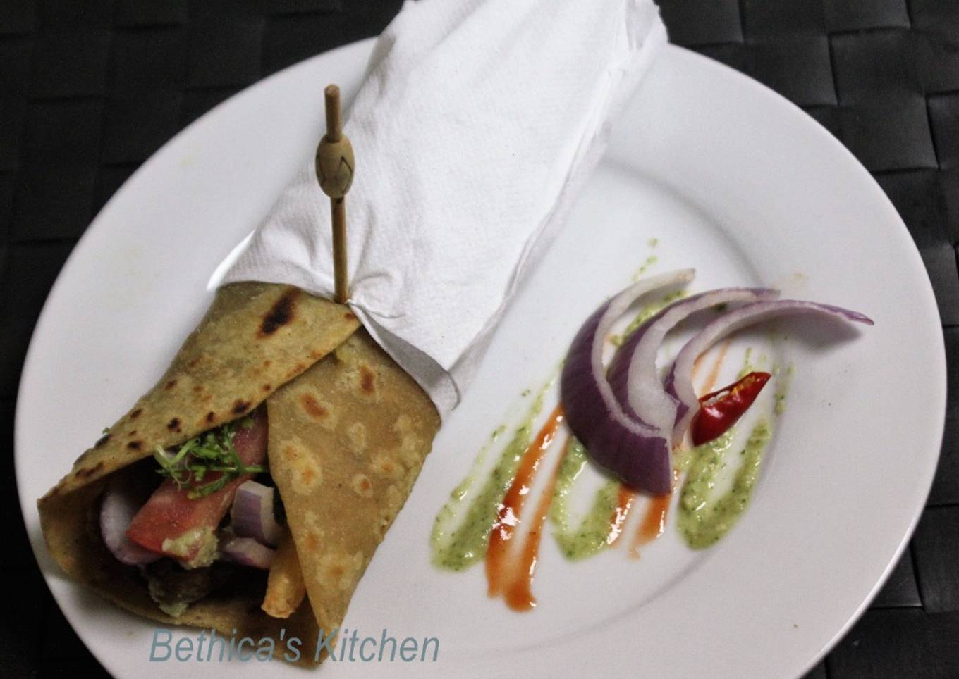 Mutton Seekh Kebab Rolls
