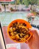 Cơm xào thịt bò sa tế trứng