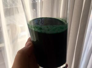 Una foto de Batido de espirulina