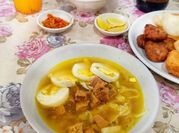 Gambar soto daging sapi lamongan