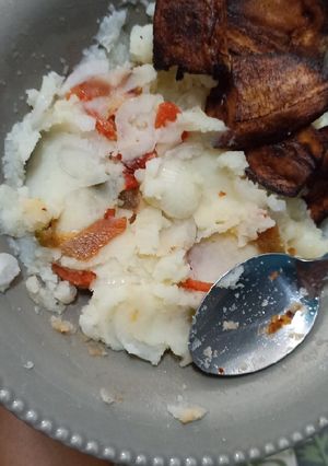 Una foto de Puré de papas oriental (con ají)