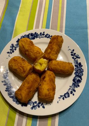 Foto di Crocchette di patate filanti