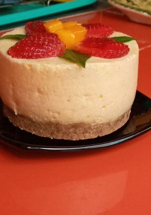 Una foto de Mousse de mango