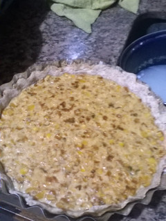 Una foto de Tarta de choclo integral