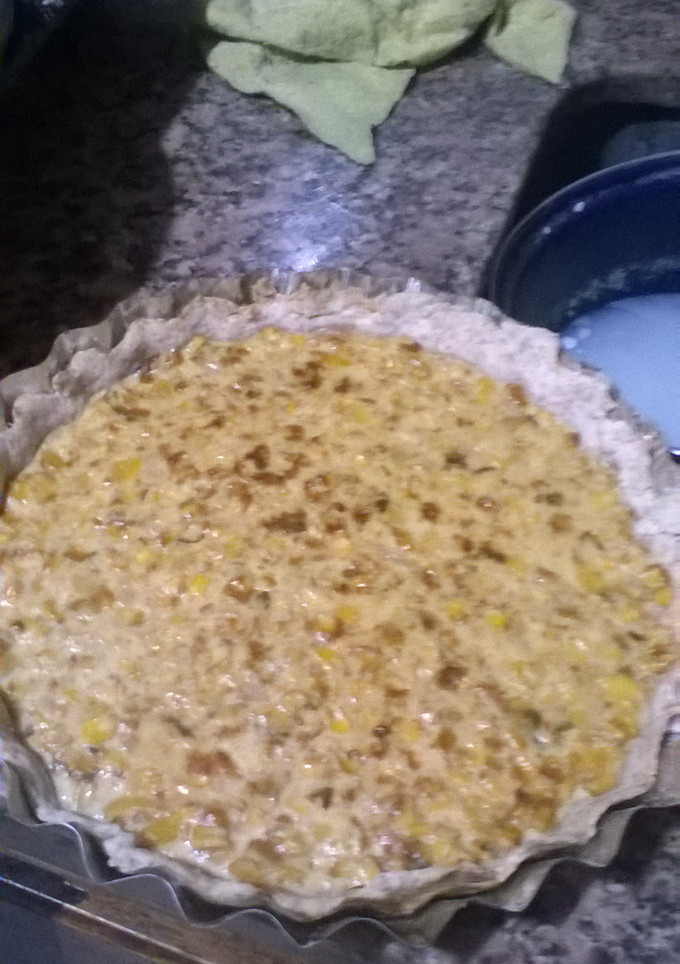 Una foto de Tarta de choclo integral