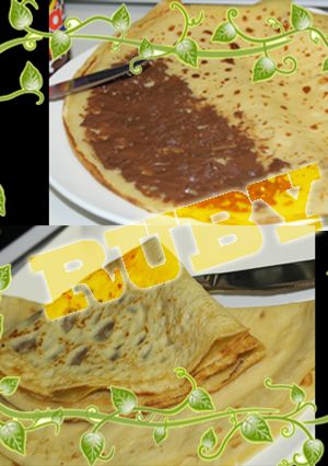 Hình của món Bánh Bột - Des Crêpes.