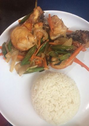 Foto resep Dada ayam sayur