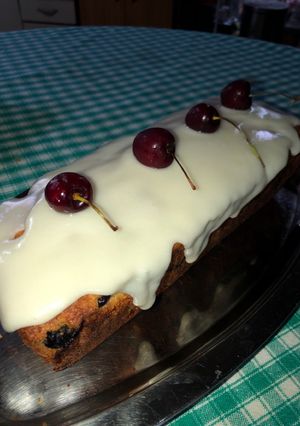 Una foto de Budín de Arándanos