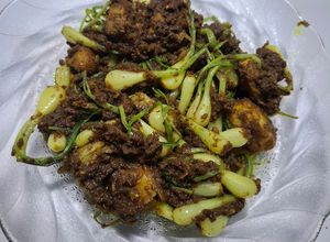 Foto resep Tumis Lengkio Ikan Asin Jambal Kelapa Gongseng
